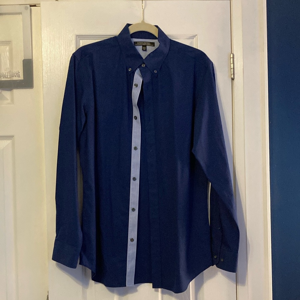 🎉2/$20🎉 Banana Republic Blue Tailored Slim Fit Dress Shirt